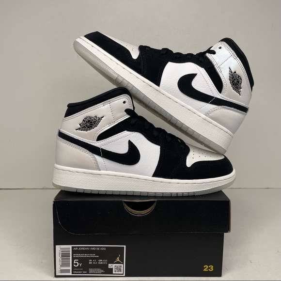 Jordan Shoes - Nike Air Jordan 1 Retro Mid GS “Diamond Shorts” NEW 2022